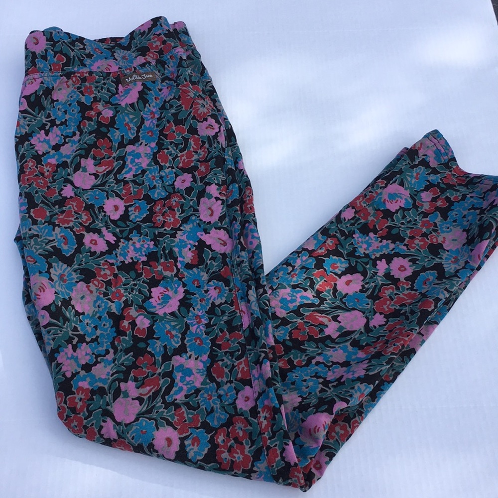 Matilda Jane Floral Leggings - Pink, Blue, Red